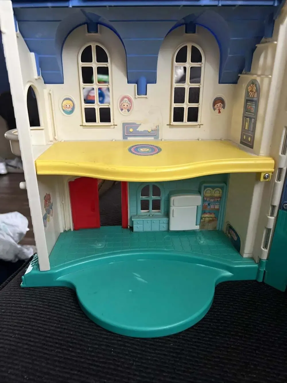Vintage Fisher Price Little People Doll House #2511 Home Sweet Home 1996